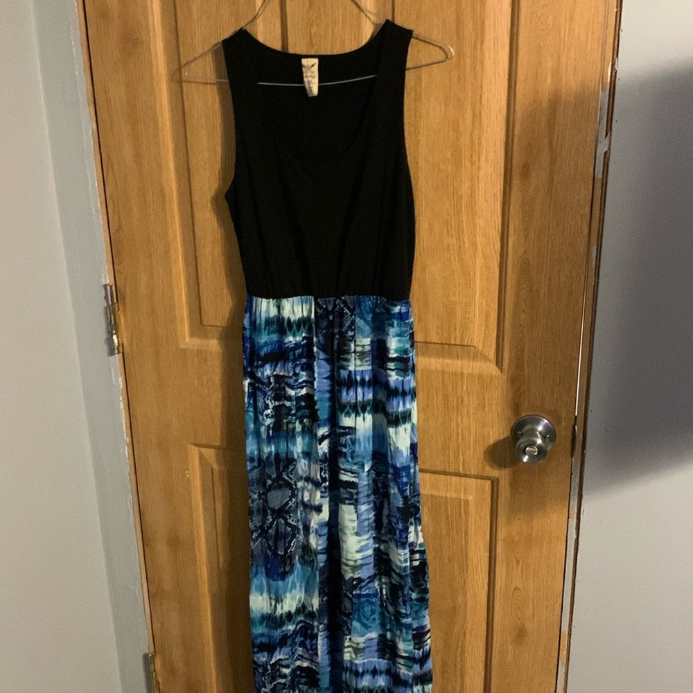 Long Blue Dress